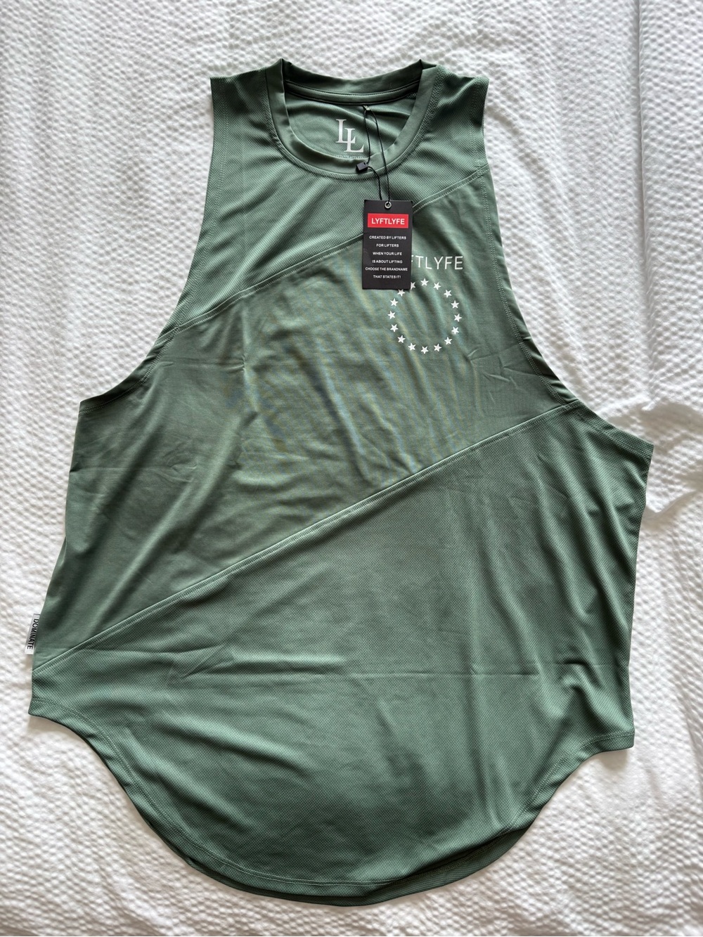 LYFT LYFE Men’s Olive Green 5 Panel Tank Top